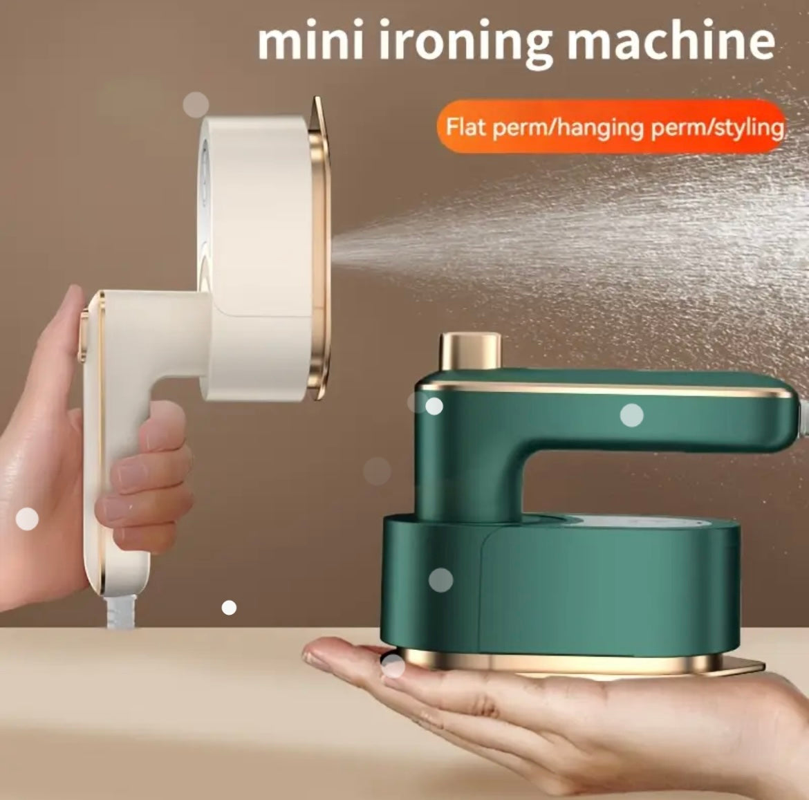 3-in-1 Foldable Steam Iron for Clothes
